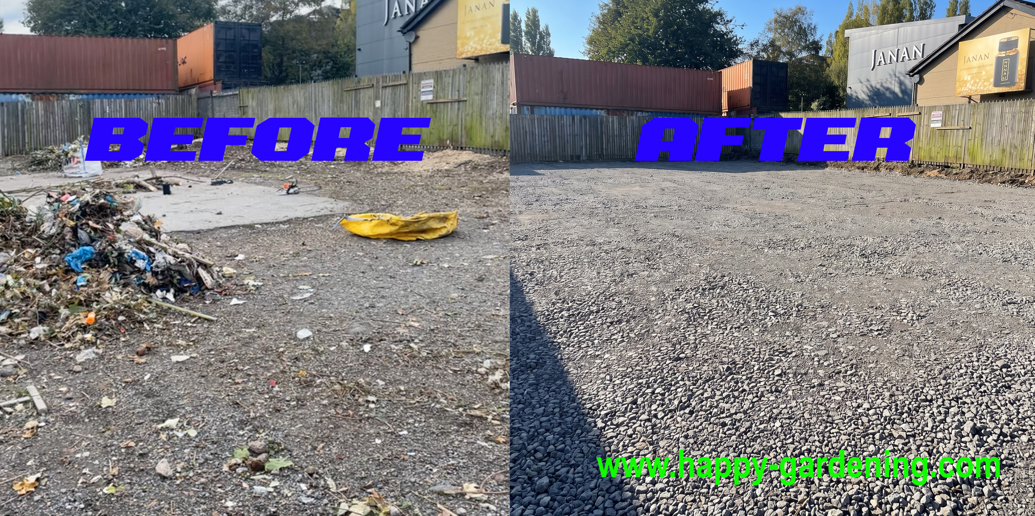 Recent gardening work by Happy Gardening