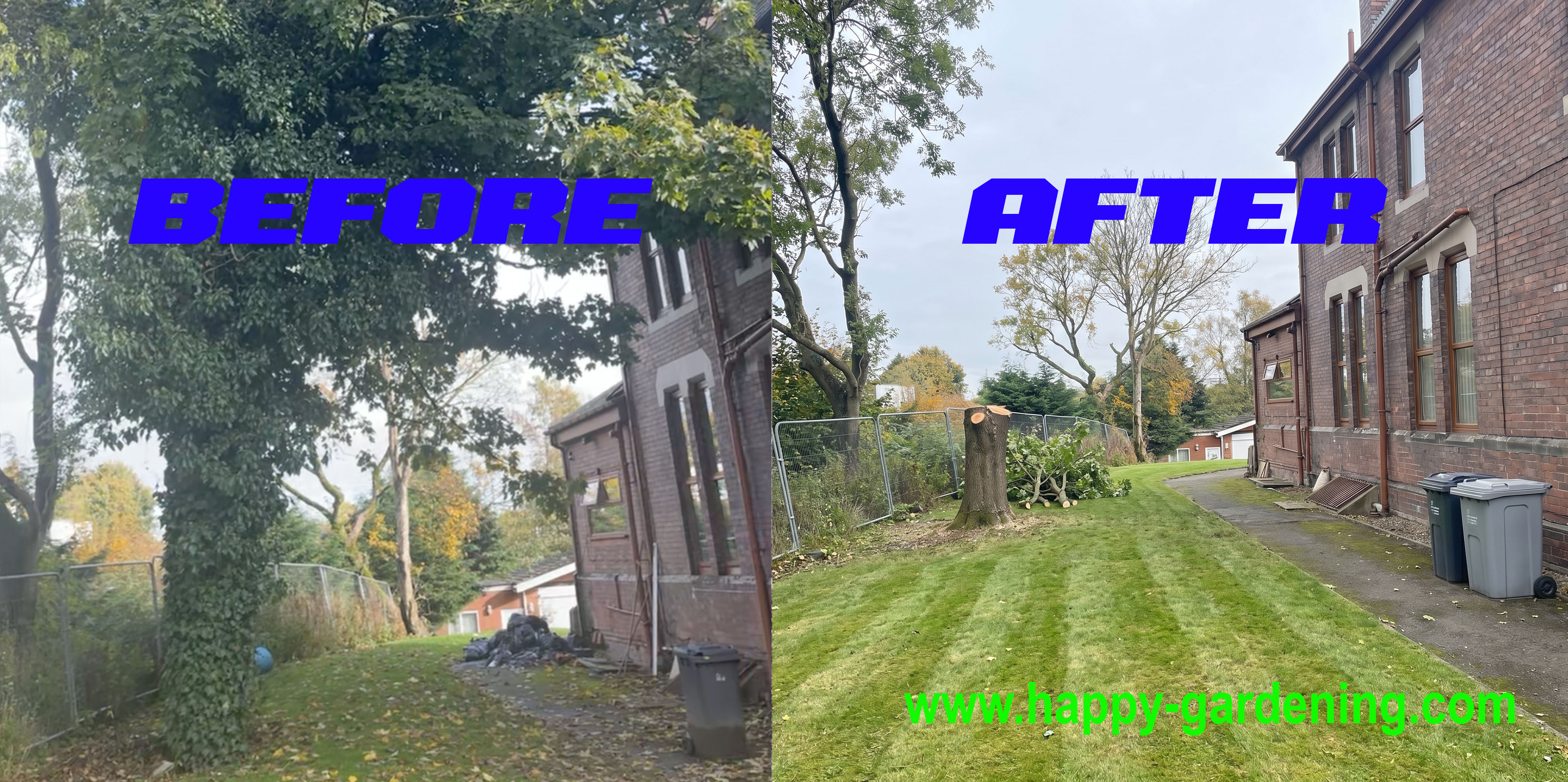 Recent gardening work by Happy Gardening