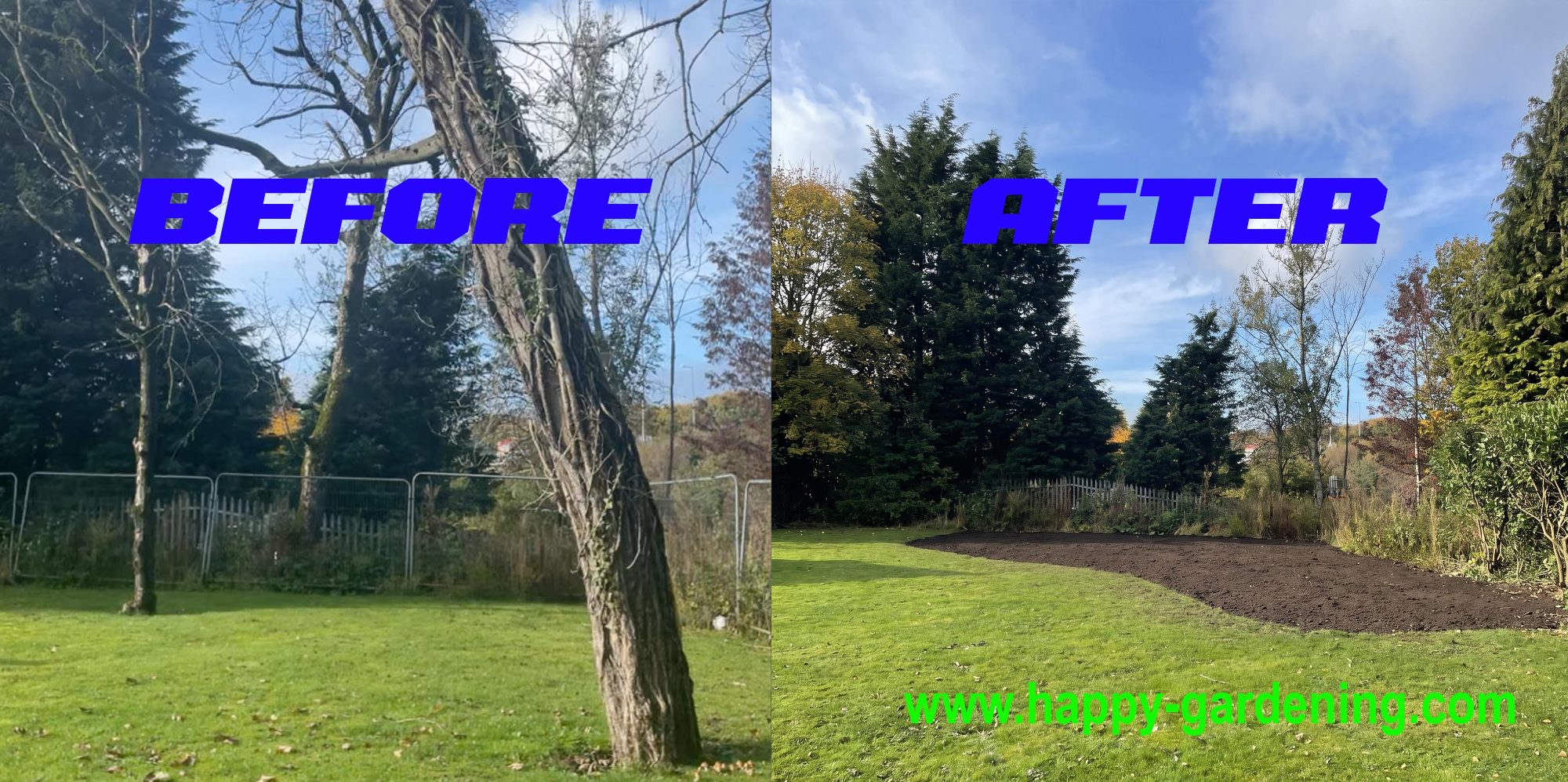 Recent gardening work by Happy Gardening